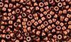 Matubo Seed Bead 8/0 (loose) : Matte - Metallic Dk Copper