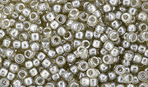 Matubo Seed Bead 8/0 (loose) : Luster - Black Diamond