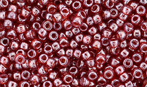 Matubo Seed Bead 8/0 (loose) : Luster - Siam Ruby