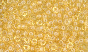 Matubo Seed Bead 8/0 (loose) : Luster - Transparent Champagne