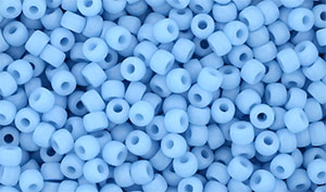 Matubo Seed Bead 8/0 (loose) : Matte - Blue Turquoise