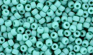 Matubo Seed Bead 8/0 (loose) : Matte - Opaque Turquoise