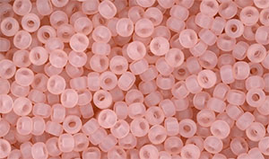 Matubo Seed Bead 8/0 (loose) : Matte - Opal Pink