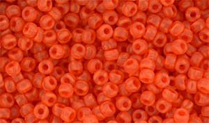 Matubo Seed Bead 8/0 (loose) : Matte - Milky Grapefruit