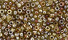Matubo Seed Bead 8/0 (loose) : Crystal - Silver Picasso