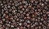 Matubo Seed Bead 8/0 (loose) : Hyacinth - Silver Picasso