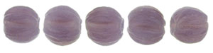 Melon Round 3mm (loose) : Milky Amethyst