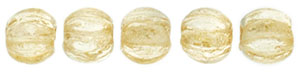 Melon Round 3mm (loose) : Luster - Transparent Champagne