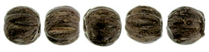 Melon Round 3mm (loose) : Dk Bronze