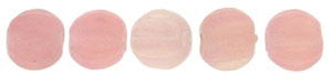 Melon Round 3mm (loose) : Matte - Opal Pink