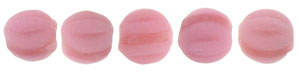 Melon Round 3mm (loose) : Matte - Coral Pink