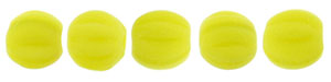 Melon Round 3mm (loose) : Matte - Chartreuse