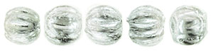 Melon Round 3mm (loose) : Silver