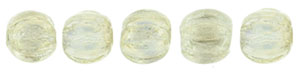 Melon Round 3mm (loose) : Luster Iris - Black Diamond