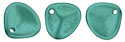 Rose Petals 8/7mm (loose) : Pearl Coat - Teal