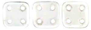 CzechMates QuadraTile 6 x 6mm (loose) : Crystal