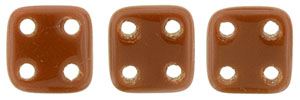 CzechMates QuadraTile 6 x 6mm (loose) : Opaque Umber