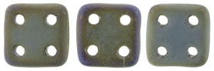 CzechMates QuadraTile 6 x 6mm (loose) : Matte - Iris - Brown