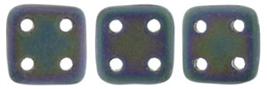 CzechMates QuadraTile 6 x 6mm (loose) : Matte - Iris - Purple