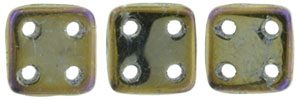 CzechMates QuadraTile 6 x 6mm (loose) : Iris - Brown