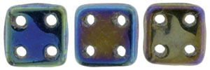 CzechMates QuadraTile 6 x 6mm (loose) : Iris - Blue