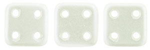 CzechMates QuadraTile 6 x 6mm (loose) : Pearl Coat - Snow