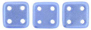 CzechMates QuadraTile 6 x 6mm (loose) : Pearl Coat - Baby Blue