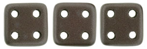 CzechMates QuadraTile 6 x 6mm (loose) : Pearl Coat - Bistre