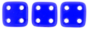 CzechMates QuadraTile 6 x 6mm (loose) : Cobalt