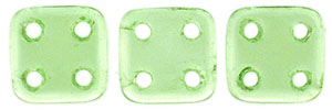 CzechMates QuadraTile 6 x 6mm (loose) : Peridot