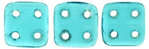 CzechMates QuadraTile 6 x 6mm (loose) : Teal