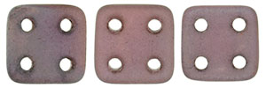 CzechMates QuadraTile 6 x 6mm (loose) : Matte - Oxidized Bronze Lt Plum