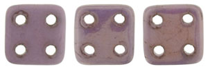 CzechMates QuadraTile 6 x 6mm (loose) : Luster - Opaque Lilac