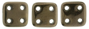 CzechMates QuadraTile 6 x 6mm (loose) : Dk Bronze