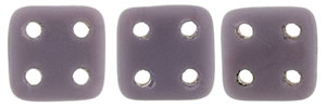 CzechMates QuadraTile 6 x 6mm (loose) : Matte - Opaque Purple