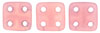 CzechMates QuadraTile 6 x 6mm (loose) : Matte - Opal Pink