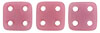 CzechMates QuadraTile 6 x 6mm (loose) : Matte - Coral Pink