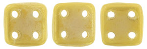 CzechMates QuadraTile 6 x 6mm (loose) : Brown Iris - French Beige