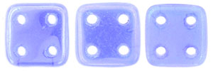 CzechMates QuadraTile 6 x 6mm (loose) : Luster Iris - Opal Sapphire
