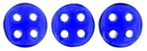 CzechMates QuadraLentil 6mm (loose) : Cobalt