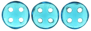 CzechMates QuadraLentil 6mm (loose) : Teal