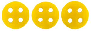 CzechMates QuadraLentil 6mm (loose) : Sunflower Yellow