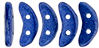 CzechMates Crescent 10 x 3mm (loose) : ColorTrends: Saturated Metallic Navy Peony