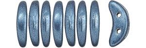 CzechMates Crescent 10 x 3mm (loose) : ColorTrends: Saturated Metallic Bluestone