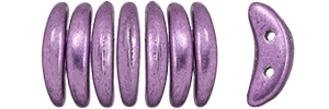 CzechMates Crescent 10 x 3mm (loose) : ColorTrends: Saturated Metallic Grapeade