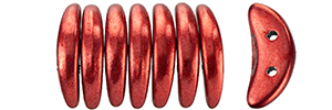 CzechMates Crescent 10 x 3mm (loose) : ColorTrends: Saturated Metallic Cranberry