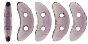 CzechMates Crescent 10 x 3mm (loose) : Amethyst