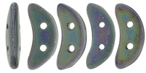 CzechMates Crescent 10 x 3mm (loose) : Matte - Iris - Purple