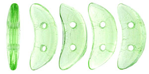 CzechMates Crescent 10 x 3mm (loose) : Peridot