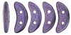 CzechMates Crescent 10 x 3mm (loose) : ColorTrends: Saturated Metallic Purple